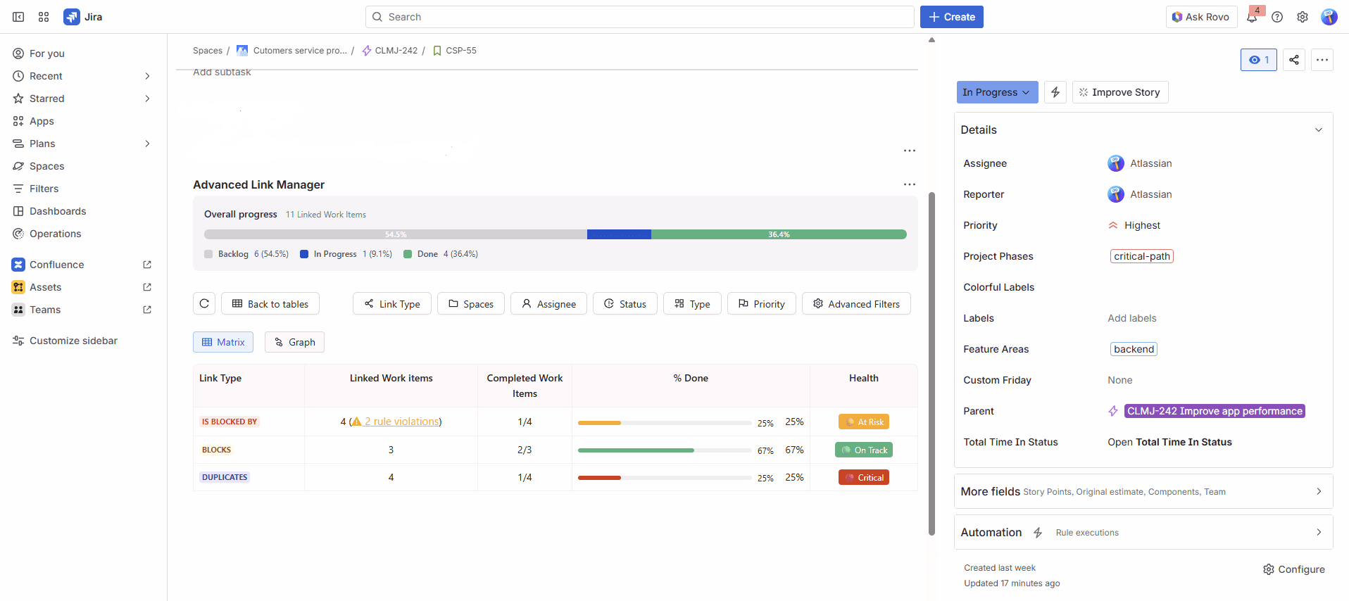jira-matrix-view-dependencies