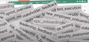Jira labels example showing label usage across issues with Jira label management and Jira label manager